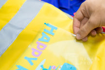 Желтые сигнальные жилеты с логотипом «HAPPY RONY»