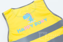 Желтые сигнальные жилеты с логотипом «HAPPY RONY»